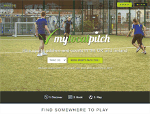 Tablet Screenshot of mylocalpitch.com